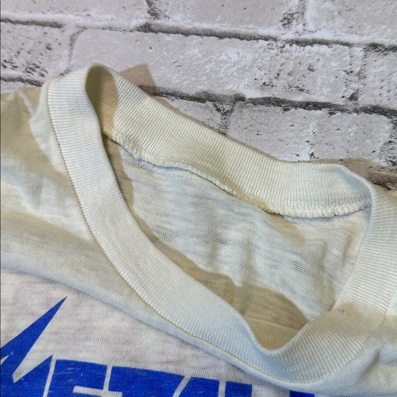 VINTAGE Metallica 1987 crash course in brain surgery cut off mens XS - Picture 4 of 7